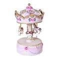 RETIREDPT12225 - 8.5" Classic Ponies Musical Carousel