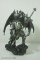 GSC71824 - 12" Black and Silver Dragon with Armor and Sword