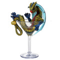 PT12540 - 8.5" Martini Glass Dragon