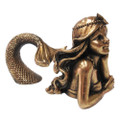 PT12593 - 4.875" Bronze-finish Garden Mermaid