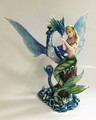 GSC92048 - 11" Mermaid with Blue Sea Serpent