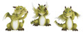 GSC71875 - 3.5" Cute Dragon 3-piece set