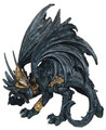 GSC71256 - 8" Black Warrior Dragon
