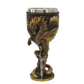 PT13482 - 7" Flame Blade Goblet with Stainless Steel Insert
