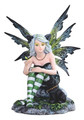 GSC92090 - 6" Green Fairy with Black Cat