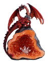 GSC71920 - 7.50" Red Dragon with Crystal