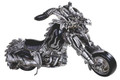 GSC44118 - 13" wide Dragon Motorcycle-Silver