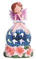 GSC92112 - 8.75" LED Purple Fairy on Glass Globe