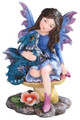GSC92116 - 5.25" Blue Fairy with Dragon