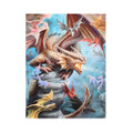 PT13824 - 7.5"x9.85" Dragon Clan Canvas Art Frame