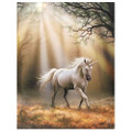 PT13833 - 7.5"x9.85" Small Glimpse Unicorn Canvas Art Frame