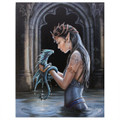 PT13835 - 7.5"x9.85" Water Dragon Canvas Art Frame