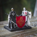 PT14154 - 3.75" Knight Business Card Holder