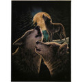 PT14287 - 7.5"x10" Wolf Song Canvas Print