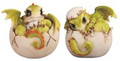 GSC71964 - 3.5" Green Dragon Egg 2 pc set