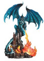 GSC71968 - 11.75" Blue Fire Dragon