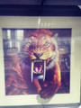 3D Sabertooth Tiger Framed Picture