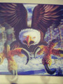 3D Eagle with Claws Framed Picture