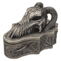 PT14903 - 4.25" Dragon Skull Trinket Box