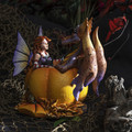 PT14928 - 6.29" Fairy and Dragon Halloween Hangout