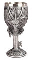 GSC71958 - 6.75" Silver Dragon Goblet with Stainless Steel Insert