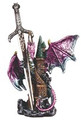 GSC71980 - 5" Purple Dragon with Sword