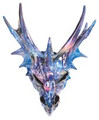 GSC71983 - 9" wide Dragon Skull
