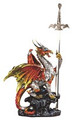 GSC71987 - 18" Red Dragon with Sword