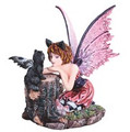 GSC92128 - 6" Pink Fairy with Cat