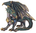 GSC71280 - 5" Green Warrior Dragon