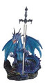 GSC71361 - 8" Dragon Blue with Dragon Sword