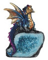 GSC71815 - 4" Blue Dragon on Crystal