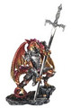 GSC71822 - 5" Red and Gold Dragon with Armor and Sword