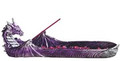 GSC71899 - 10.75" Purple Dragon Incense Burner