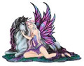 GSC92014 - 14.5" wide Purple Fairy with Unicorn