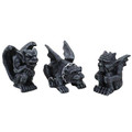 PT10330 - 2.5" Set of 3 Miniature Gargoyles