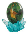 GSC72005 - 5" Green Dragon  in Arcylic Egg