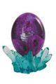 GSC72006 - 5" Purple Dragon  in Arcylic Egg