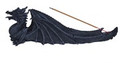 GSC71196 - 12" long Black Dragon Incense Burner