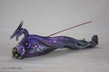 GSC72022 - 11.75" Purple Dragon Incense Burner