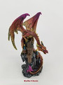GSC72033 - 5.25" Red Dragon on Castle