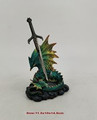 GSC72037 - 5.75" Green Dragon Guarding a Sword