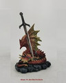 GSC72038 - 5.75" Red Dragon Guarding a Sword