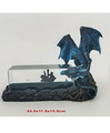 GSC72045 - 9.75" Blue Dragon Guarding a Ship in a Box