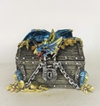 GSC72008 - 6.25" Blue Dragon trinket box