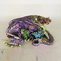 GSC72011 - 6.75" Purple Dragon with Cubs