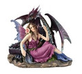 GSC92151 - 8" Pink Fairy with Red Dragon