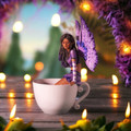 PT15467 - 6.75" Tea Cup Fairy
