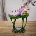 PT15767 - 5.71"x5.48" Lotus Fairy Jewelry Tray