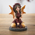 PT15785 - 3.54" Small Fairy in Orange with Orb